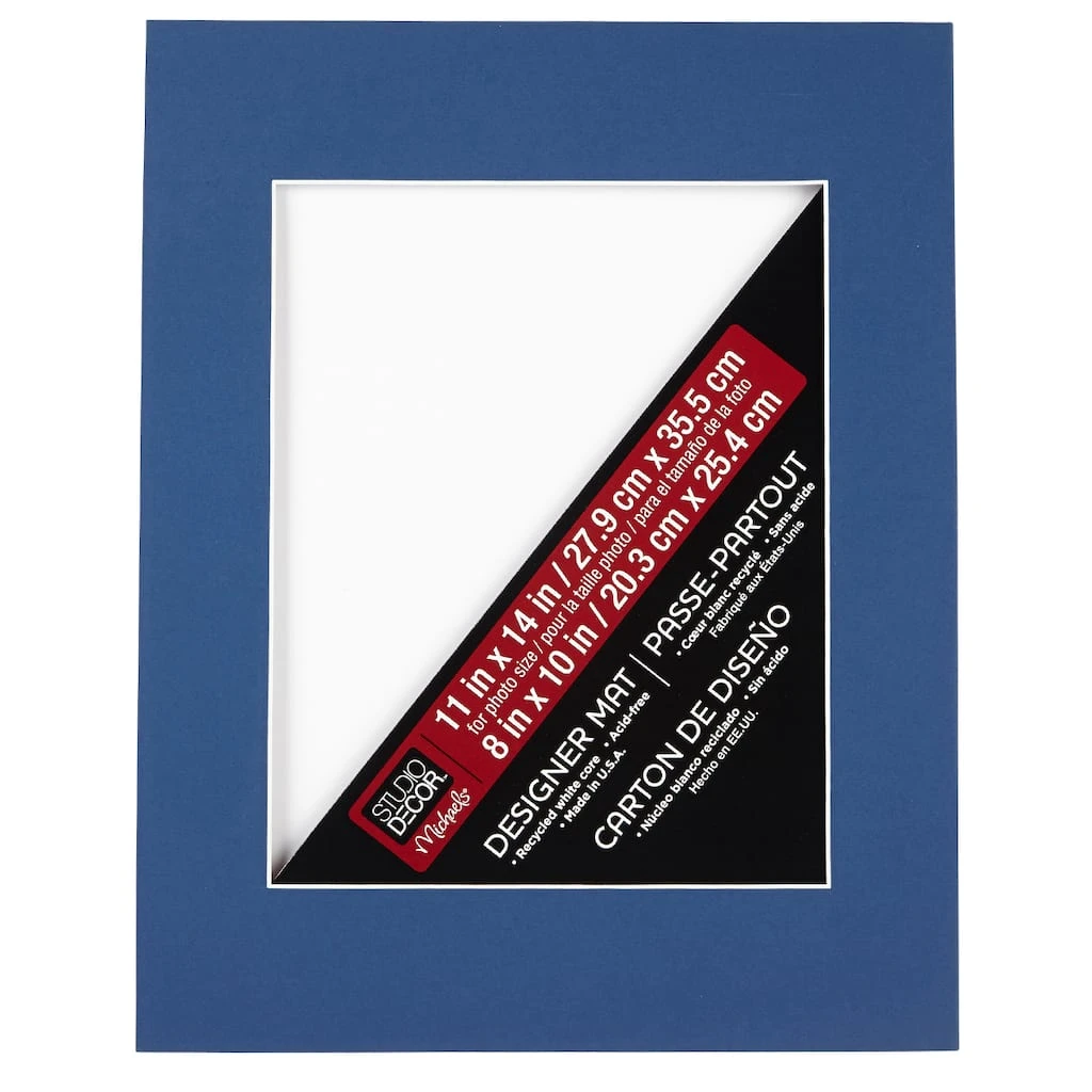 Brand new π 11" x 14" Mat By Studio Décor®, 8" x 10" Opening by Studio Decor β€οΈ 1 Brand new π 11" x 14" Mat By Studio Décor®, 8" x 10" Opening by Studio Decor β€οΈ