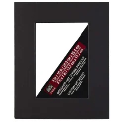 Wholesale 🌟 8" x 10" Black Core Mat By Studio Décor®, 5" x 7" Opening, Black by Studio Decor 👍
