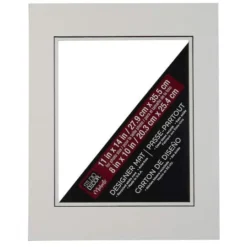 Best Pirce 🤩 11" x 14" Black Core Double Mat By Studio Décor®, 8" x 10" Opening by Studio Decor ⭐ -The Decor Frame Sales Store 10084191