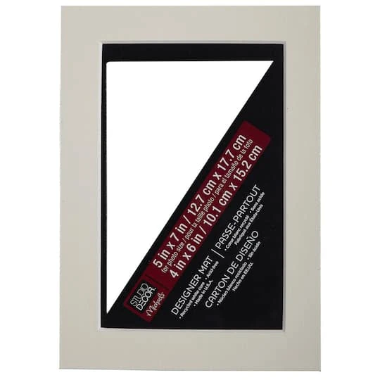 Cheapest 𧨠5" x 7" Mat By Studio Décor®, 4" x 6" Opening by Studio Decor β 4 Cheapest 𧨠5" x 7" Mat By Studio Décor®, 4" x 6" Opening by Studio Decor β - Image 4