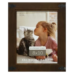 Cheapest 🛒 Dark Pine Frame with Corner Accents, Expressions™ by Studio Décor® by Studio Decor ✔️