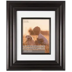 Promo 🔥 Bronze Wide Scoop Frame, 11" x 14" With 8" x 10" Mat, Home Collection By Studio Décor® by Studio Decor ⭐