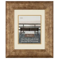 Buy 🔔 12 Pack: Rustic 8" x 10" Scoop Frame With Mat, Home Collection by Studio Décor® by Studio Decor ✨