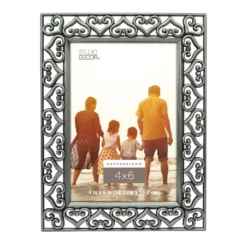 Brand new π 12 Pack: Pewter Hearts 4" x 6" Jeweled Frame, Expressions™ by Studio Décor® by Studio Decor π₯