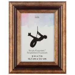 Wholesale 👏 12 Pack: Bronze & Gold Two-Tone 5" x 7" Frame, Simply Essentials™ by Studio Décor® by Studio Decor 👏