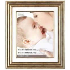 Best deal ⌛ Champagne Frame, 20" x 24" With 16" x 20" Mat, Home Collection By Studio Décor® by Studio Decor ⌛
