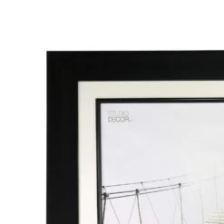 Flash Sale 👏 Wide Black Frame, 20" x 24" With 16" x 20" Mat, Home Collection By Studio Décor® by Studio Decor 👍 -The Decor Frame Sales Store 10131382 5