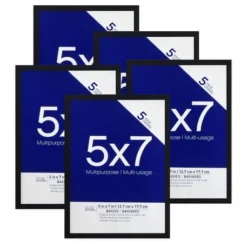 Deals ⭐ Basics Multipurpose Tabletop Frames By Studio Décor®, 5" x 7", 5-Pack by Studio Decor 😉 -The Decor Frame Sales Store 10143570 1 1