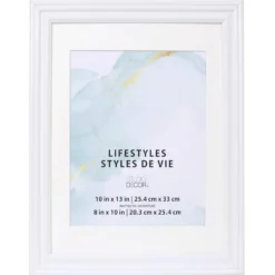 Best Sale 😀 White Frame With Mat, Lifestyles™ by Studio Décor® by Studio Decor ❤️ -The Decor Frame Sales Store 10146232 1 1