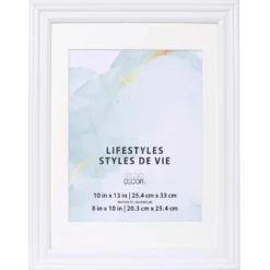 Best Sale 😀 White Frame With Mat, Lifestyles™ by Studio Décor® by Studio Decor ❤️