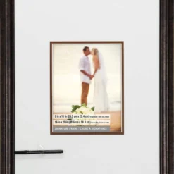 Outlet ✨ 6 Pack: Bronze 8" x 10" Signature Frame with Marker by Studio Décor® by Studio Decor ⌛