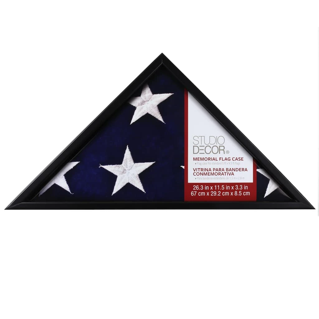 Deals ✨ Black Memorial Flag Case by Studio Décor® by Studio Decor ⭐ 1 Deals ✨ Black Memorial Flag Case by Studio Décor® by Studio Decor ⭐