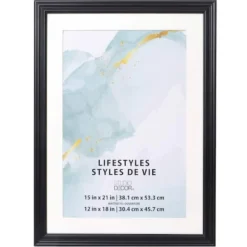 Cheapest ✔️ Black Frame With Mat, Lifestyles™ by Studio Décor® by Studio Decor 🥰 -The Decor Frame Sales Store 10178660 1 1