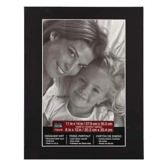 Budget π 11" x 14" Mat By Studio Décor®, 8" x 12" opening by Studio Decor π 3 Budget π 11" x 14" Mat By Studio Décor®, 8" x 12" opening by Studio Decor π - Image 3