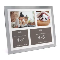 Buy 🤩 4 Opening Silver Collage Frame, Expressions™ by Studio Décor® by Studio Decor 🎉 -The Decor Frame Sales Store 10193872 2
