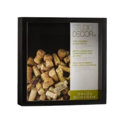 Buy ❤️ Black Top-Loading Shadowbox 12" x 12" by Studio Décor® by Studio Decor 🤩