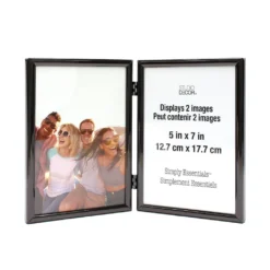 Budget π 12 Pack: Black Hinged Metal Frame, 5" x 7", Simply Essentials™ By Studio Décor® by Studio Decor β¨