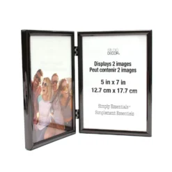 Promo 🎁 Black Hinged Metal Frame, 5" x 7", Simply Essentials™ By Studio Décor® by Studio Decor ✔️ -The Decor Frame Sales Store 10212826 2