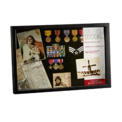 Outlet ✨ Black Medal Shadow Box by Studio Décor®, 14" x 22" by Studio Decor 🔔