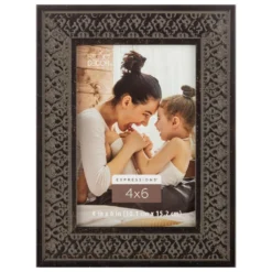 Cheap 🛒 Black Moroccan 4" x 6" Frame, Expressions™ by Studio Décor® by Studio Decor ⭐