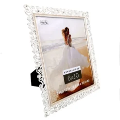 Wholesale ❤️ 12 Pack: Silver Scroll Jeweled 8" x 10" Frame, Expressions™ by Studio Décor® by Studio Decor 🔔 -The Decor Frame Sales Store 10225441 2