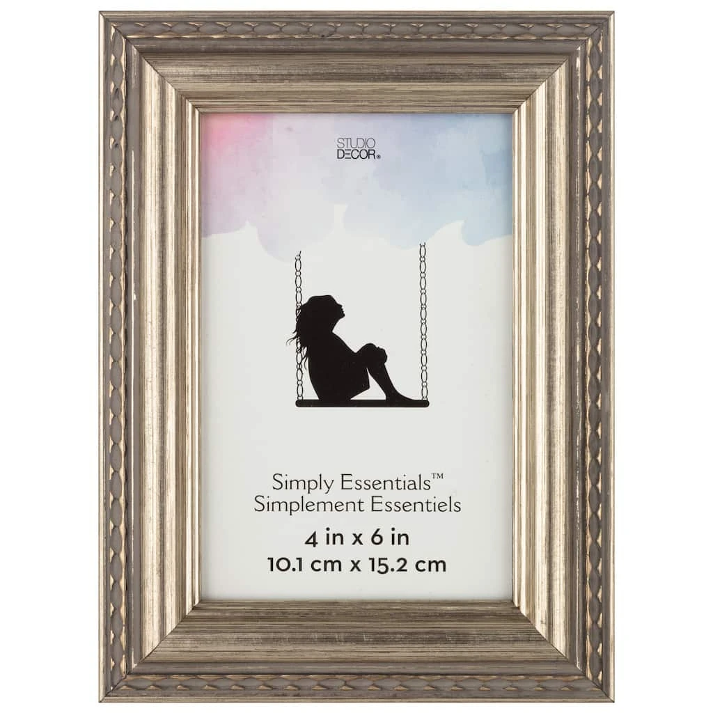 Discount β 12 Pack: Silver Scallop Edge 4" x 6" Frame, Simply Essentials™ by Studio Décor® by Studio Decor π 1 Discount β 12 Pack: Silver Scallop Edge 4" x 6" Frame, Simply Essentials™ by Studio Décor® by Studio Decor π