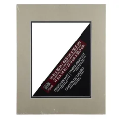 Outlet 🔔 16" x 20" Double Mat By Studio Décor®, 11" x 14" Opening by Studio Decor ⌛ -The Decor Frame Sales Store 10248121 01