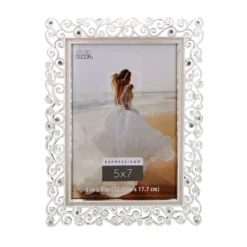 Best Sale ✨ Silver Scroll Jeweled Frame, Expressions™ by Studio Décor® by Studio Decor ❤️ -The Decor Frame Sales Store 10274613 1 1