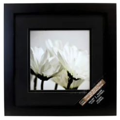 Best Pirce 🧨 Black Square Gallery Wall Frame with Black Double Mat by Studio Décor® by Studio Decor 🌟