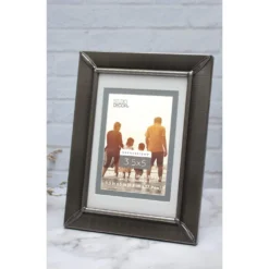 Budget 🧨 Etched Pewter Frame with Double Mat, Expressions™ by Studio Décor® by Studio Decor 🤩 -The Decor Frame Sales Store 10281443 4