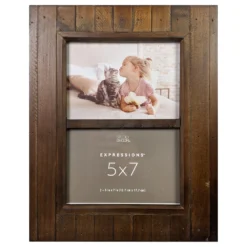 Outlet 🧨 12 Pack: 2 Opening Espresso Salvage Chic 5" x 7" Frame, Expressions™ by Studio Décor® by Studio Decor ⭐