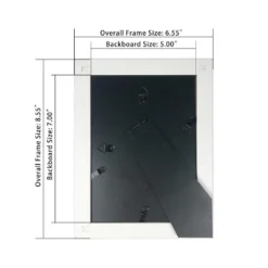 Buy ✨ 12 Pack: White & Natural Two-Tone 5" x 7" Frame, Simply Essentials™ by Studio Décor® by Studio Decor ⌛ -The Decor Frame Sales Store 10322323 4 1