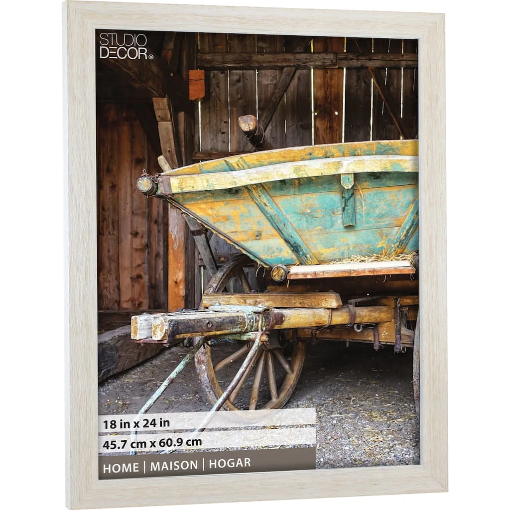 Wholesale β 6 Pack: Distressed White Frame, 18" x 24", Home Collection By Studio Décor® by Studio Decor π 2 Wholesale β 6 Pack: Distressed White Frame, 18" x 24", Home Collection By Studio Décor® by Studio Decor π - Image 2