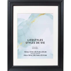 Hot Sale ⌛ Black Frame With Mat, Lifestyles™ by Studio Décor® by Studio Decor 😍