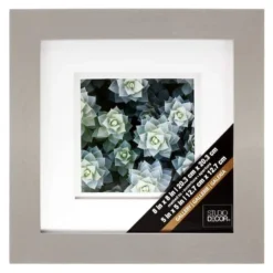 Wholesale 🌟 Grey Gallery Frame with Double Mat by Studio Décor® by Studio Decor 😀 -The Decor Frame Sales Store 10347270 1