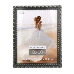 Hot Sale β¨ Pewter Ornate Jeweled Frame, Expressions™ by Studio Décor® by Studio Decor π