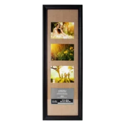 Discount 👏 6 Pack: Burlap 12" x 35" Collage Float Frame by Studio Décor® by Studio Decor 🎁