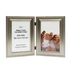 Best Sale ⭐ Antique Pewter Hinged Frame, 4" x 6", Simply Essentials™ By Studio Décor® by Studio Decor ⌛