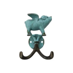 New 💯 Assorted Pewter Flying Pig Wall Hook by Studio Décor® by Studio Decor 🥰 -The Decor Frame Sales Store 10393787 8