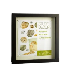 Budget 👏 12 Pack: Black Front Opening 12" x 12" Shadow Box by Studio Décor® by Studio Decor ✔️