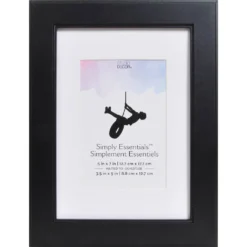 Brand new ✨ 12 Pack: Black Flat 5" x 7" Frame with Mat, Simply Essentials™ by Studio Décor® by Studio Decor ❤️