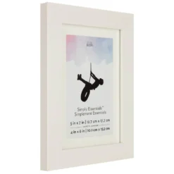 Cheap 😉 White 4" x 6" Frame with Mat, Simply Essentials™ by Studio Décor® by Studio Decor 🌟 -The Decor Frame Sales Store 10413877 8