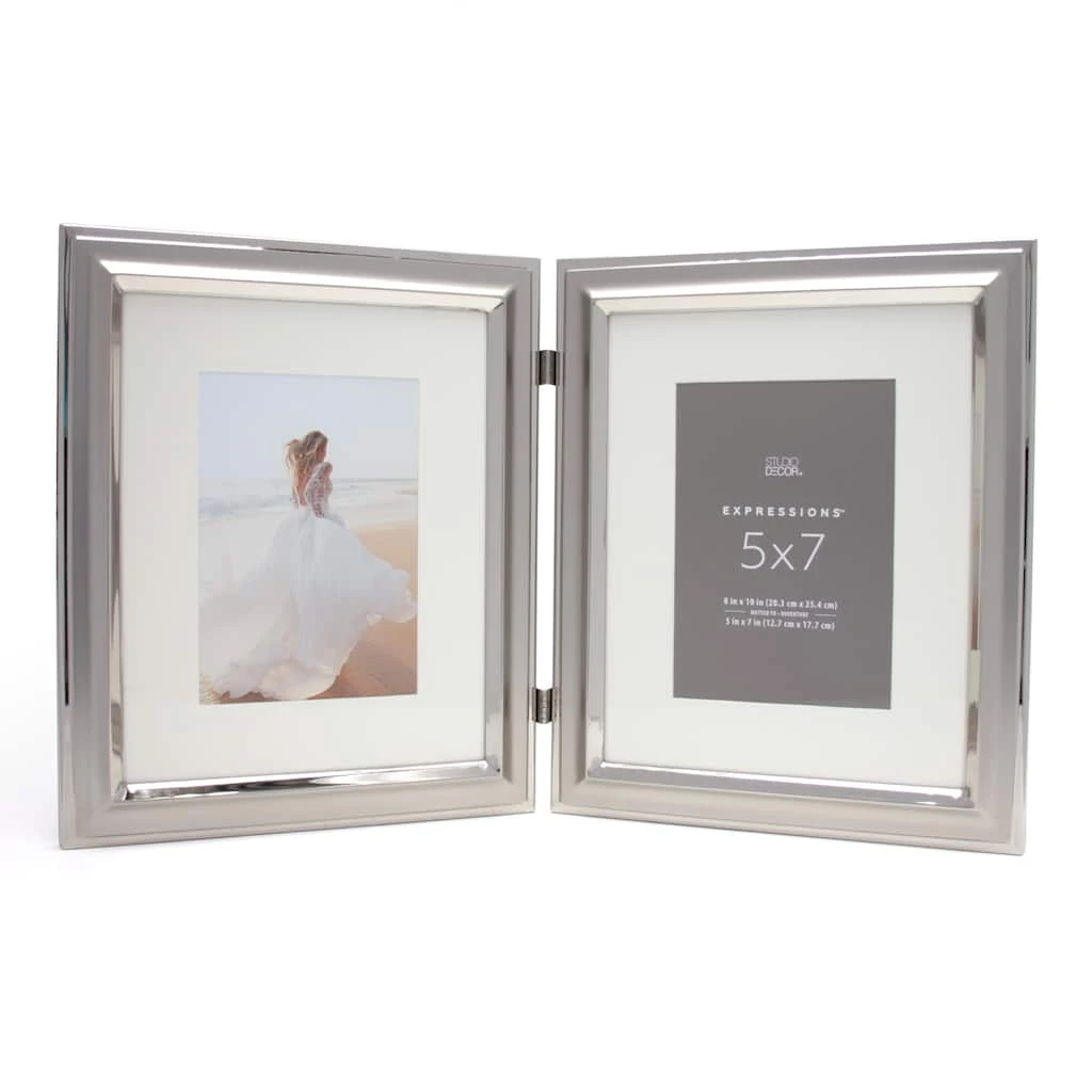 Best reviews of π 12 Pack: 2 Opening Silver 5" x 7" Hinged Frame with Mat, Expressions™ by Studio Décor® by Studio Decor βοΈ 1 Best reviews of π 12 Pack: 2 Opening Silver 5" x 7" Hinged Frame with Mat, Expressions™ by Studio Décor® by Studio Decor βοΈ