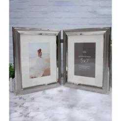 Best reviews of π 12 Pack: 2 Opening Silver 5" x 7" Hinged Frame with Mat, Expressions™ by Studio Décor® by Studio Decor βοΈ 6 Best reviews of π 12 Pack: 2 Opening Silver 5" x 7" Hinged Frame with Mat, Expressions™ by Studio Décor® by Studio Decor βοΈ -The Decor Frame Sales Store 10417108 4 1