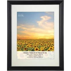 Best deal π 2 Black Frames With Mat, 11" x 14", Lifestyles By Studio Décor® by Studio Decor π