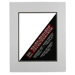 Outlet 🔔 16" x 20" Double Mat By Studio Décor®, 11" x 14" Opening by Studio Decor ⌛ -The Decor Frame Sales Store 10445482 1