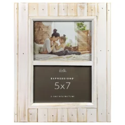 Deals 🔥 12 Pack: 2 Opening White Salvage Chic 5" x 7" Frame, Expressions™ by Studio Décor® by Studio Decor 😉
