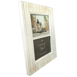 Wholesale 🛒 2 Opening White Salvage Chic 5" x 7" Frame, Expressions™ by Studio Décor® by Studio Decor ⭐ -The Decor Frame Sales Store 10451981 2
