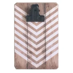 Budget 🎉 White & Natural Chevron Mini Clip Frame by Studio Décor® by Studio Decor ✔️
