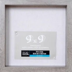 Brand new ✔️ Gray Belmont Shadow Box By Studio Décor® by Studio Decor ❤️ -The Decor Frame Sales Store 10468366 1 1